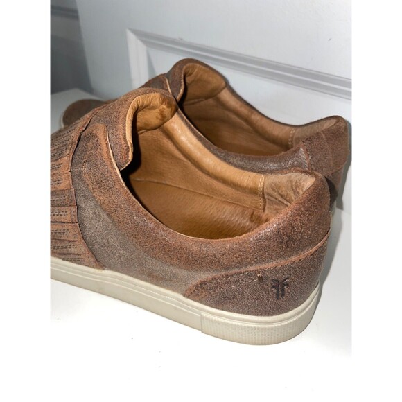 Frye Brown Leather Flats - Picture 5 of 11